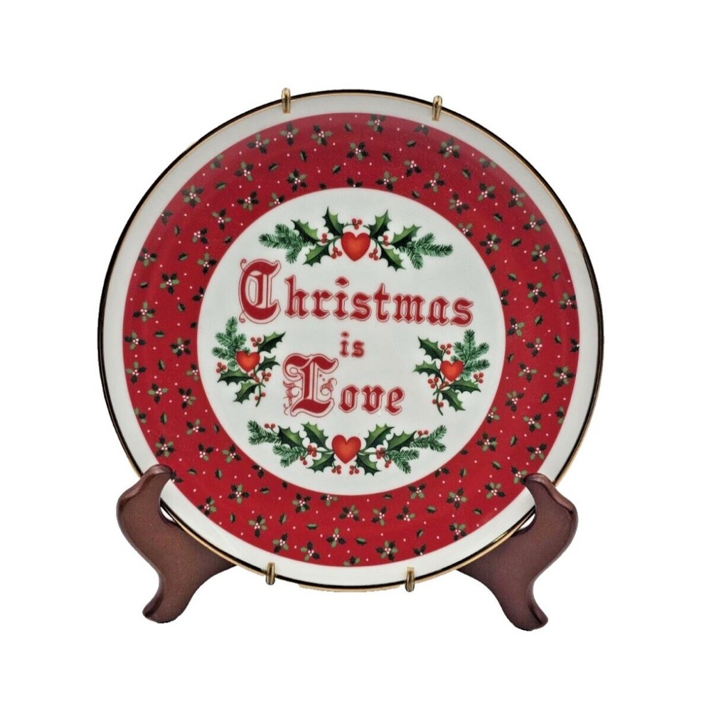 1987 Christmas Decorative Plate